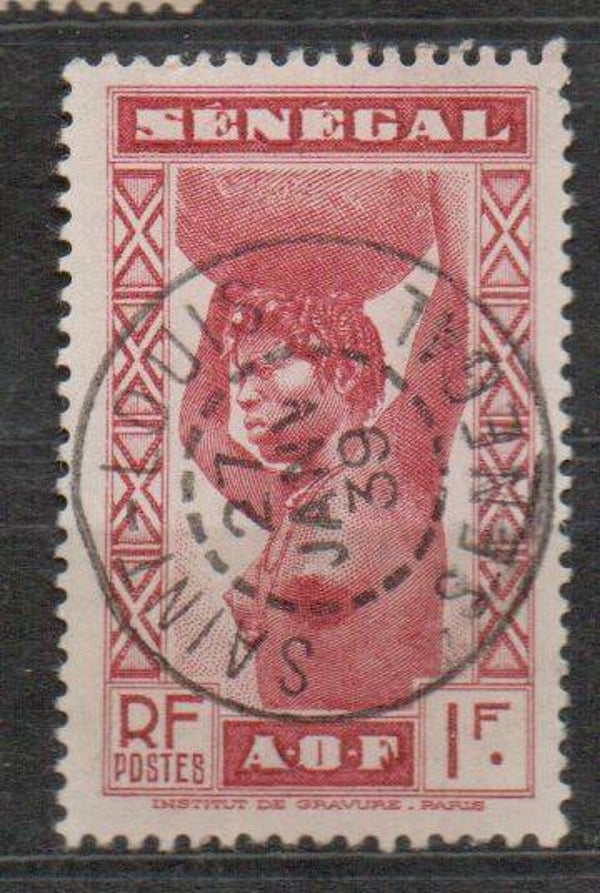 a92b- französisch Senegal Nr. 175 gestempelt/ o
