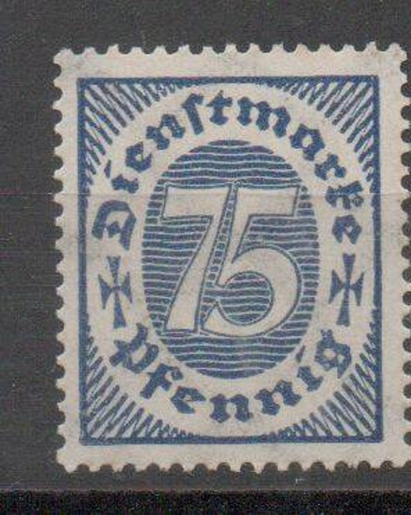 b123- Deutsches Reich Dienst Nr. 69 postfrisch/ **