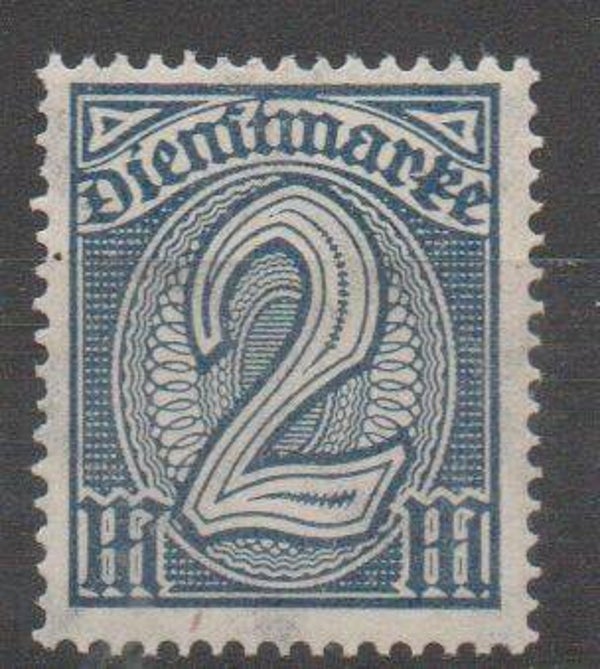 b124- Deutsches Reich Dienst Nr. 70 postfrisch/ **