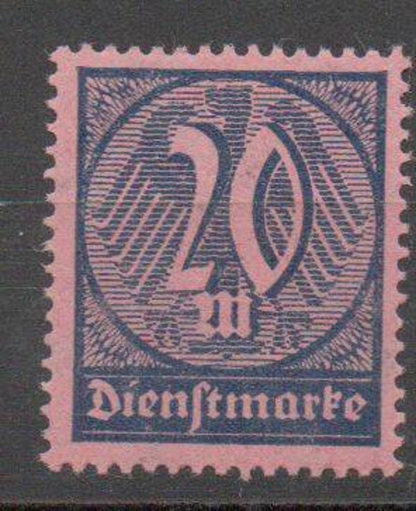 Deutsches Reich Dienst Nr. 72 postfrisch/ **