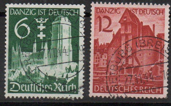 b141- Deutsches Reich Nr. 714-715 gestempelt/ o