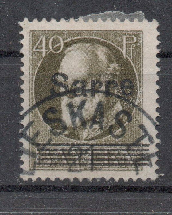 b165- Saar Nr. 24 gestempelt/ o