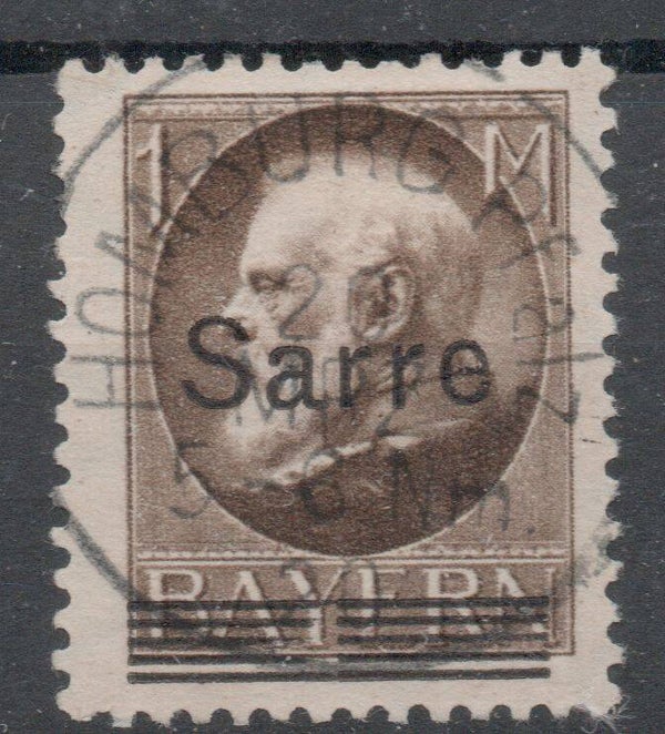 b169- Saar Nr. 27a gestempelt/ o