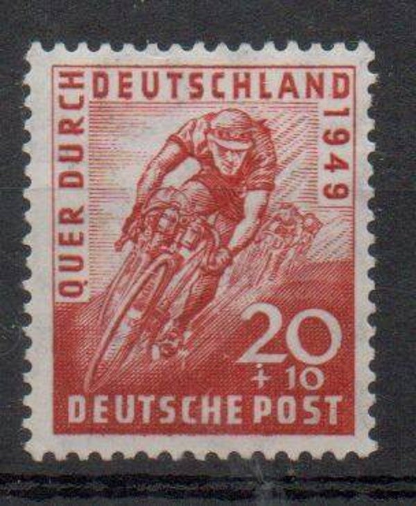 Besetzung Bizone Nr. 107 ungebraucht/ *