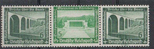 Deutsches Reich Zusammendruck W122 ungebraucht/ *