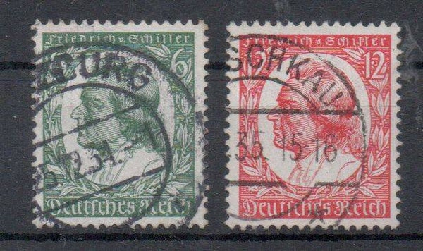 b184- Deutsches Reich Nr. 554-555 gestempelt/ o