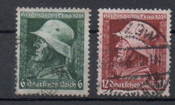 b185- Deutsches Reich Nr. 569-570 gestempelt/ o