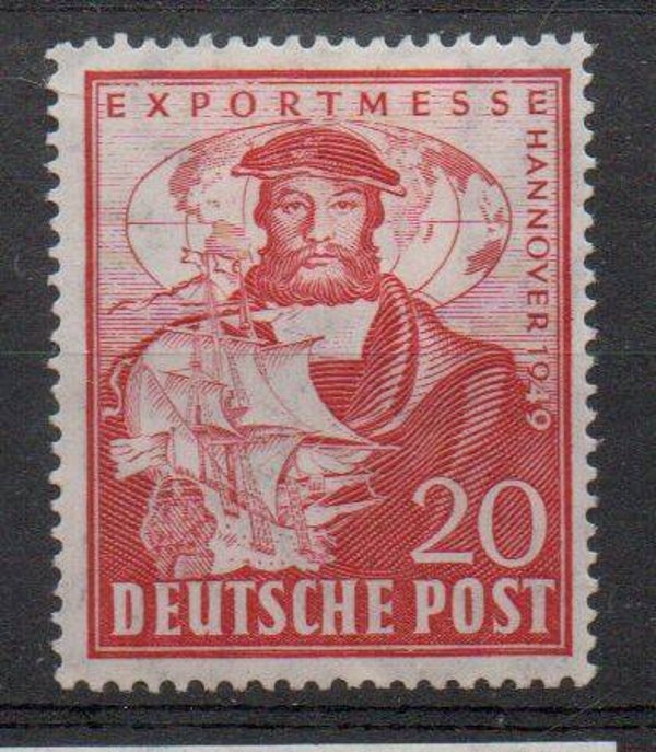 Besetzung Bizone Nr. 104 ungebraucht/ *