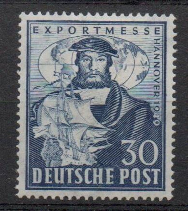 Besetzung Bizone Nr. 105 ungebraucht/ *