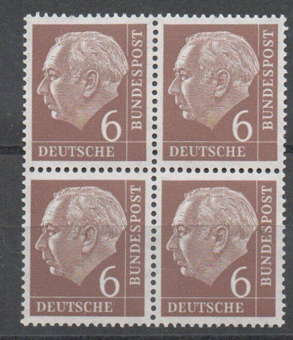 b206a- BRD Nr. 180 4-er Block postfrisch/ **