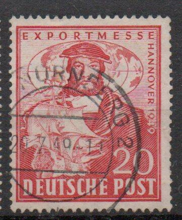 b23- Besetzung Bizone Nr. 104 gestempelt/ o