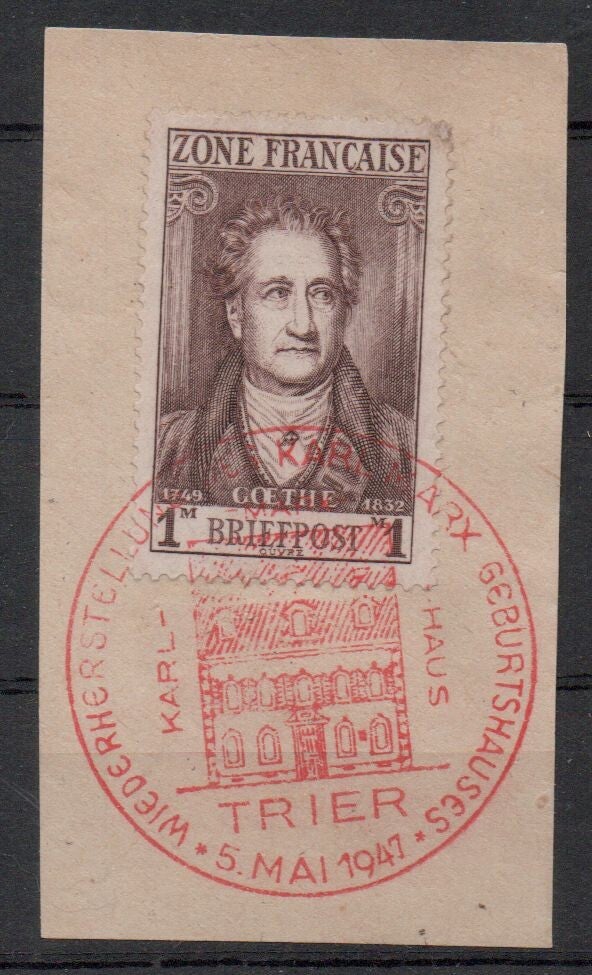 b41- französische Zone Nr. 11 mit SST Trier gestempelt/ o
