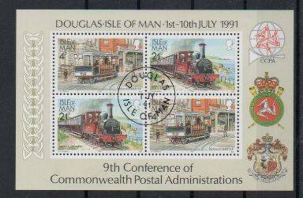 b48- Isle of Man Block Nr. 16 gestempelt/ o