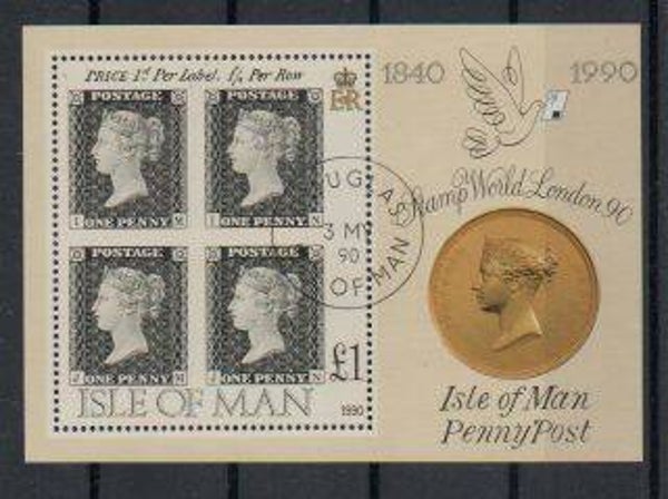 b60- Isle of Man Block 12 gestempelt/ o