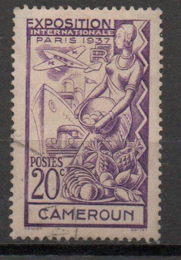 b70- französisch Kamerun Nr. 116 gestempelt/ o