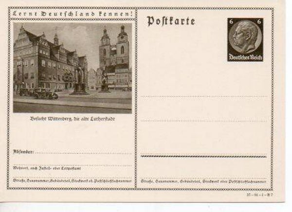 Deutsches Reich Bildpostkarte P236/ 37-91-1-B7 ungebraucht/ *