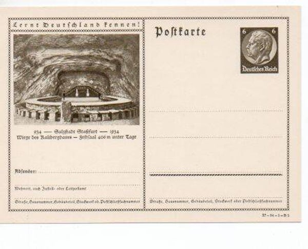 d1028-Deutsches Reich Bildpostkarte P236/ 37-94-1-B5 ungebraucht/ *
