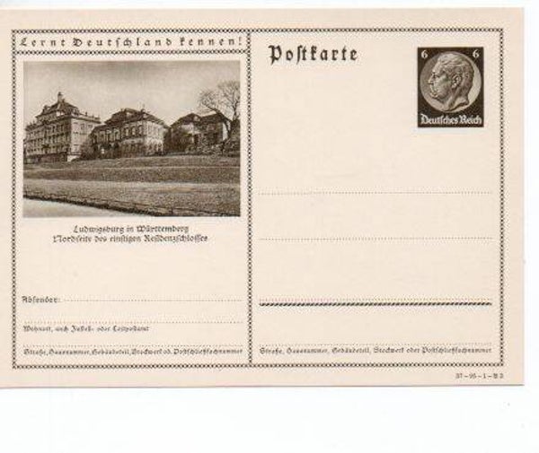 Deutsches Reich Bildpostkarte P236/ 37-95-1-B3 ungebraucht/ *
