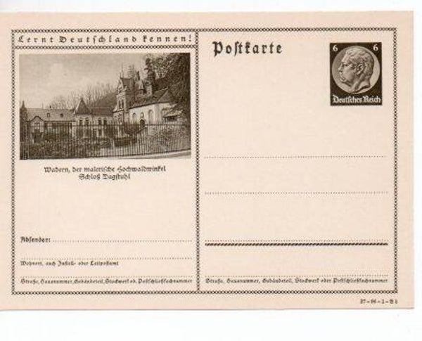 Deutsches Reich Bildpostkarte P236/ 37-96-1-B5 ungebraucht/ *