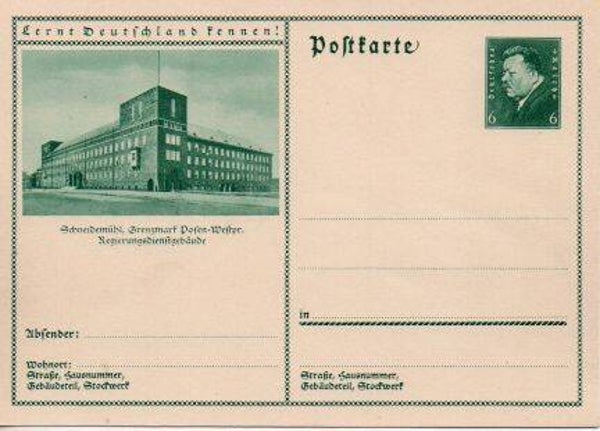 Deutsches Reich Bildpostkarte P202/ 048 ungebraucht/ *