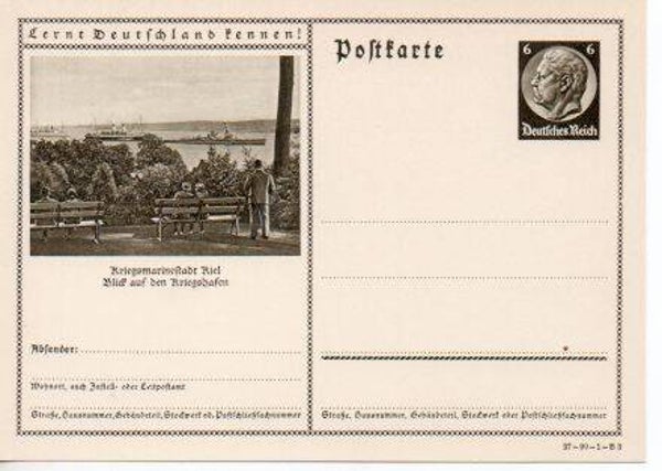 d1059-Deutsches Reich Bildpostkarte P236/ 37-99-1-B3 ungebraucht/ *