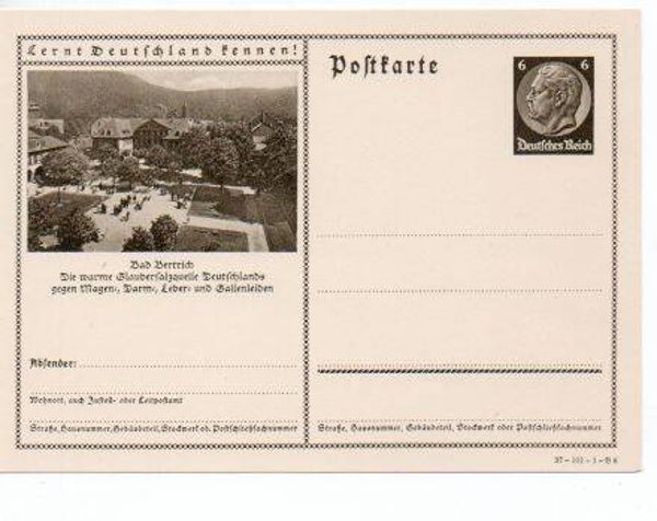 d1078-Deutsches Reich Bildpostkarte P236/ 37-101-1-B6 ungebraucht/ *