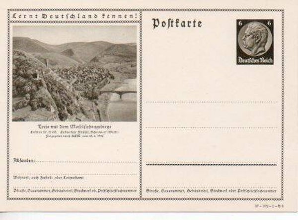 d1089-Deutsches Reich Bildpostkarte P236/ 37-102-1-B6 ungebraucht/ *