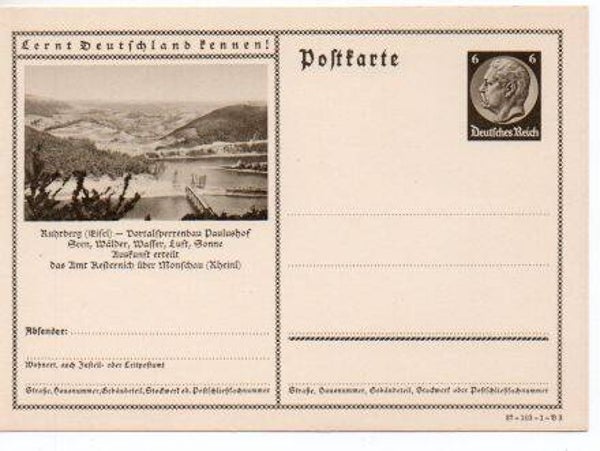 d1095-Deutsches Reich Bildpostkarte P236/ 37-103-1-B3 ungebraucht/ *