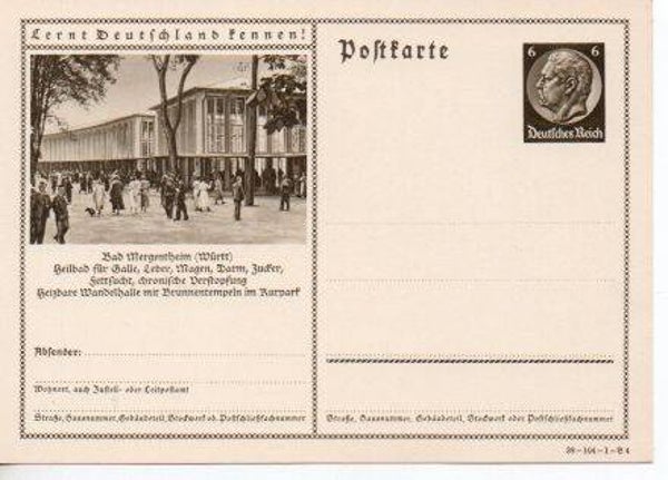 Deutsches Reich Bildpostkarte P236/ 38-104-1-B4 ungebraucht/ *