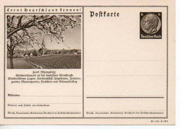 Deutsches Reich Bildpostkarte P236/ 38-104-2-B6 ungebraucht/ *