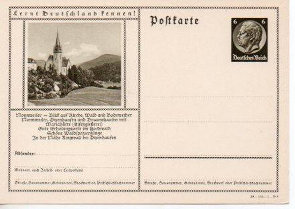 Deutsches Reich Bildpostkarte P236/ 38-105-1-B8 ungebraucht/ *
