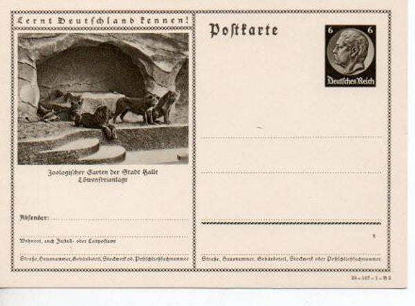 d1135-Deutsches Reich Bildpostkarte P236/ 38-107-1-B3 *