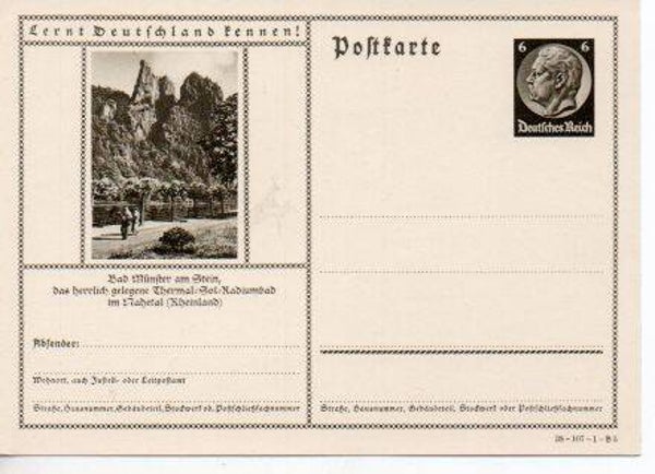 d1137-Deutsches Reich Bildpostkarte P236/ 38-107-1-B5 *