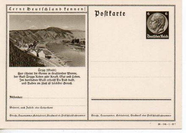 d1147-Deutsches Reich Bildpostkarte P236/ 38-108-1-B7 *