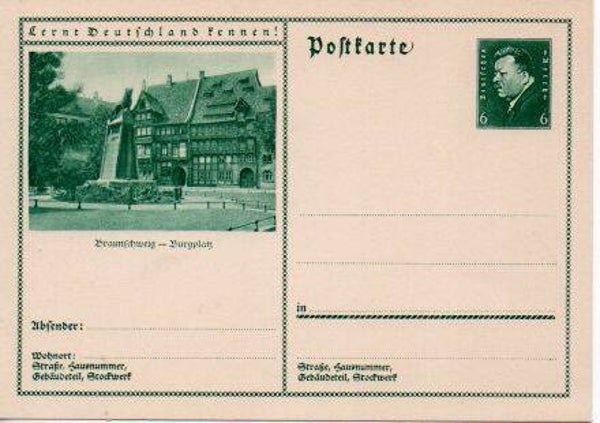 Deutsches Reich Bildpostkarte P202/ 063 ungebraucht/ *