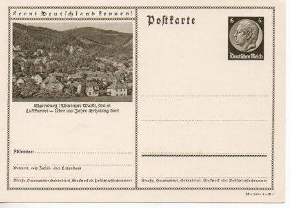 d1164-Deutsches Reich Bildpostkarte P236/ 38-110-1-B7 *