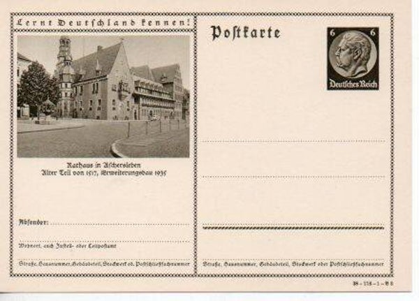 Deutsches Reich Bildpostkarte P236/ 38-113-1-B3 *