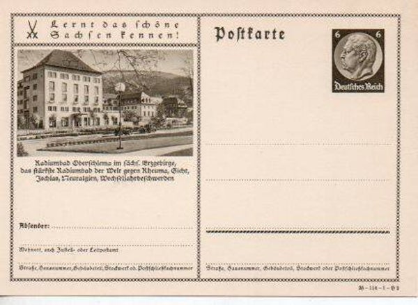 Deutsches Reich Bildpostkarte P236/ 38-114-1-B2 ungebraucht/ *