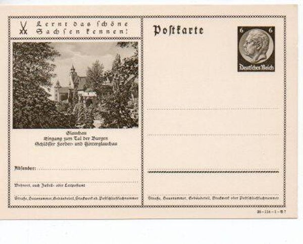 Deutsches Reich Bildpostkarte P236/ 38-114-1-B7 ungebraucht/ *