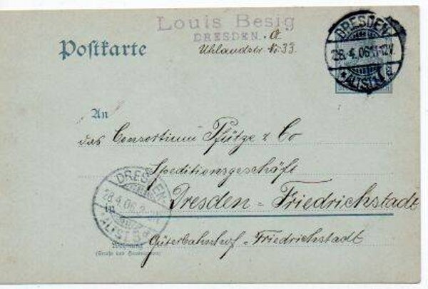 d1229-Deutsches Reich Ganzsache P63 X gelaufen/ o