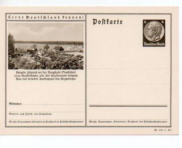 Deutsches Reich Bildpostkarte P236/ 38-115-1-B4 ungebraucht/  *