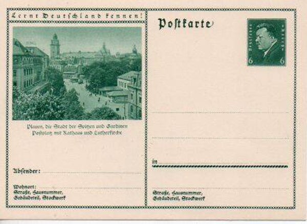 Deutsches Reich Bildpostkarte P202/ 072 ungebraucht *