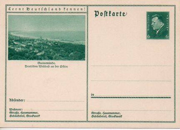 Deutsches Reich Bildpostkarte P202/ 074 ungebraucht/ *