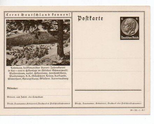 Deutsches Reich Bildpostkarte P236/ 38-121-1-B7 ungebraucht/ *