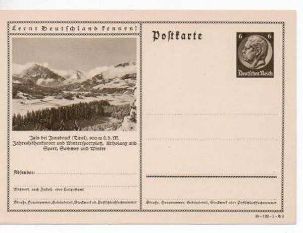 Deutsches Reich Bildpostkarte P236/ 38-122-1-B3 ungebraucht/ *