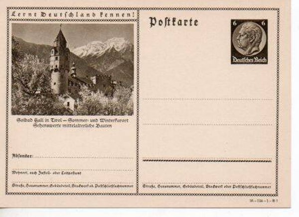 Deutsches Reich Bildpostkarte P236/ 38-124-1-B7 ungebraucht/ *