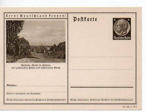 Deutsches Reich Bildpostkarte P236/ 38-124-1-B8 ungebraucht/ *