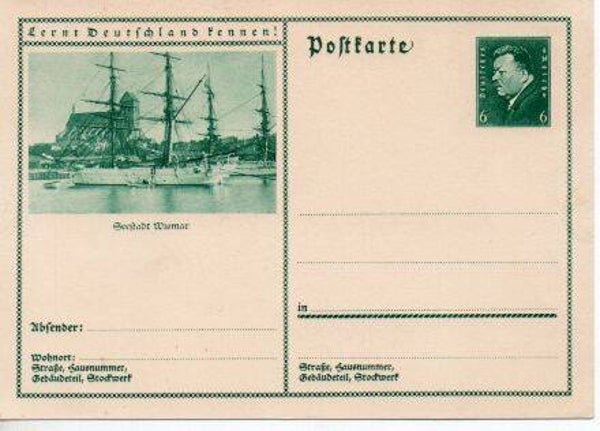 Deutsches Reich Bildpostkarte P202/ 080 ungebraucht *