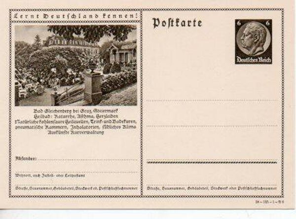 Deutsches Reich Bildpostkarte P236/ 38-125-1-B6 ungebraucht/ *