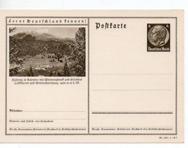 Deutsches Reich Bildpostkarte P236/ 38-125-1-B7 ungebraucht/ *